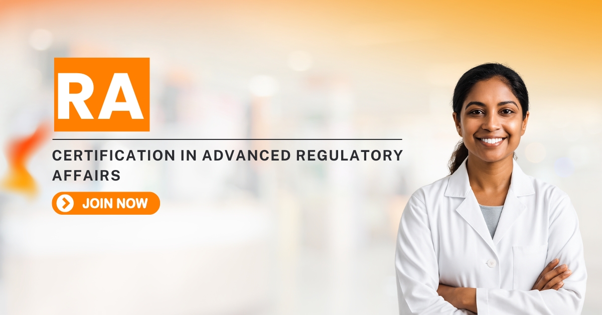 Certification in Advanced Regulatory Affairs