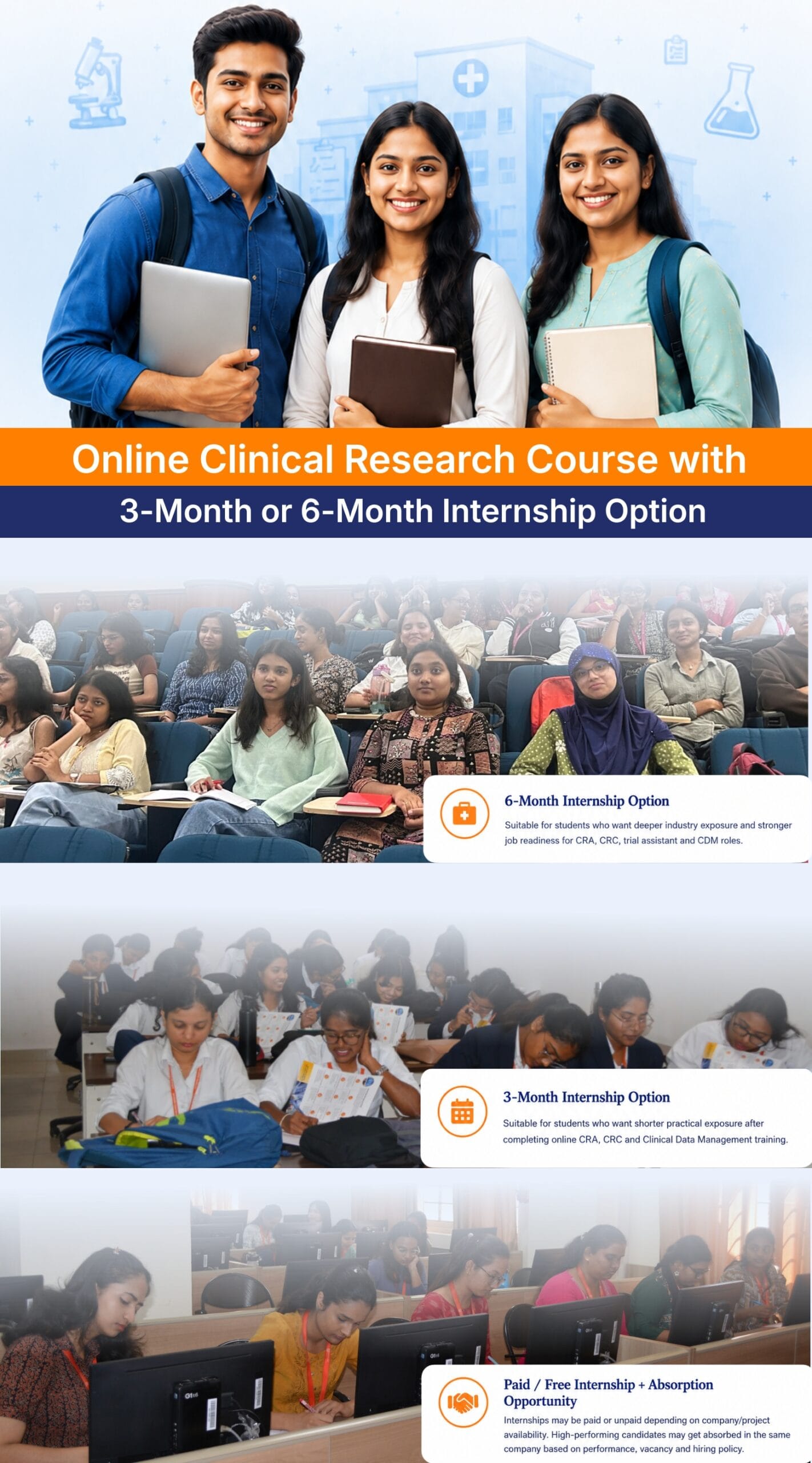 Online Advanced Certification in CRA, CRC & Clinical Data Management 1 Advanced Certification in CRA