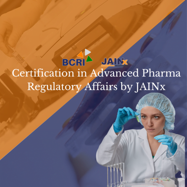 Certification in Advanced Pharma Regulatory Affairs By JainX